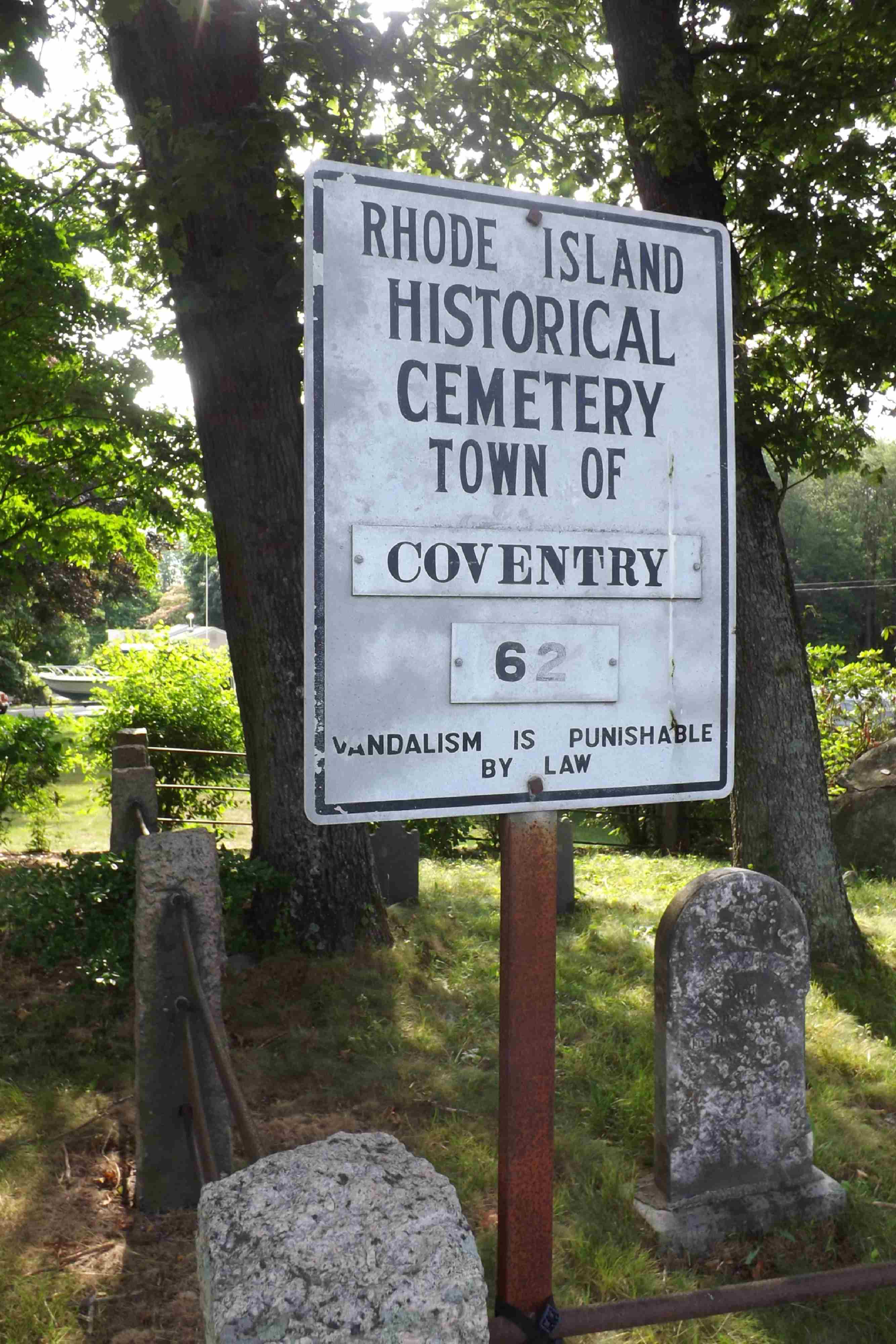 Rhode Island Historical Cemeteries Cemetery Details